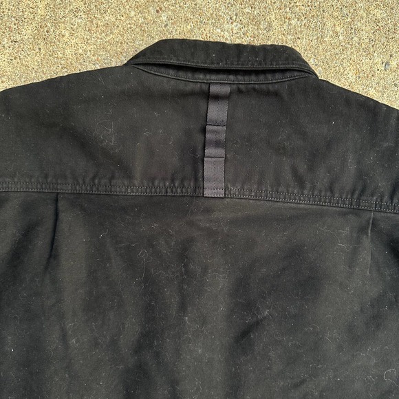 Hudson Los Angeles Men's Shirt Size Medium Button‎ Down Black Pockets - Picture 8 of 10